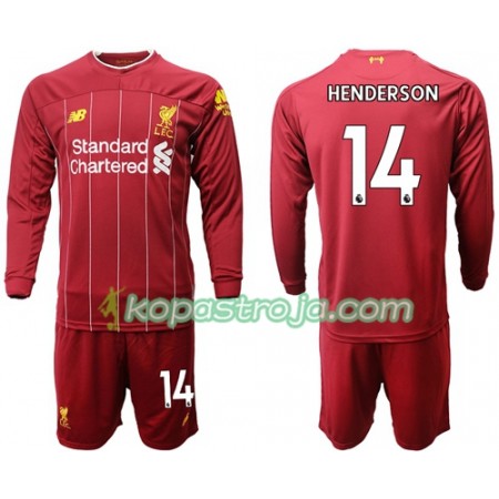 Billiga Fotbollströjor Liverpool Henderson 14 Barn Hemma tröja 2019/20 Långärmad